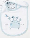 Juniors crab printed bib