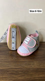 Juniors denim butterfly embroidered infant shoes