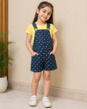 R&B girls denim dungaree (set of 2)