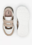 LBL brown & cream colorblock shoes (box packaging)