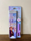 Disney Frozen Pencil, sharpener & eraser Set (12pcs)