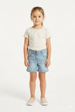 Juniors girls light wash denim shorts (Summer)