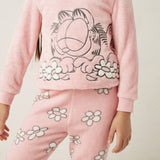 Garfield Soft And Cozy Embroidered Long Sleeves Tshirt and Pyjama Set (Set of 2) (Winter)
