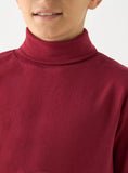 Junior solid turtle neck T-shirt with long sleeves (Winter)