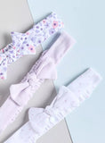 Juniors Lilac floral headband(set of 3)