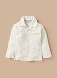 Juniors milk printed shirt & pyjama set (set of 2)