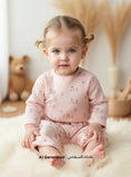 Juniors pink bunny & mommy shirt & Pyjama set (set of 2)
