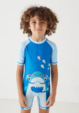 Juniors fish printed swimsuit