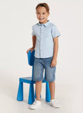 Juniors blue dress shirt (Summer)