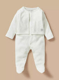 Juniors coat sleepsuit with toy (set of 2)