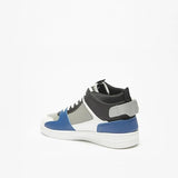 LBL blue & black colorblock high shoes (box packaging)