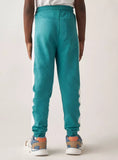 Juniors green & white colorblick jog pants (Winter)