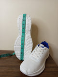#tag18 white Textured Walking Shoes with Lace-Up Closure