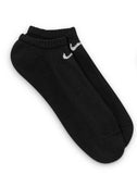 Nike black logo print ankle socks