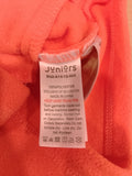 Juniors orange & navy fleece pullover (Winter)