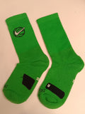 Nike green football long socks