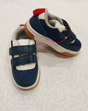 R&B Boys Navy colorblock Shoes