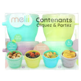 Meli food storage bowls with lid (Pack of 4)
