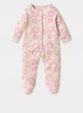 Juniors pink cocomelon printed sleepsuit