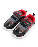 R&B black spiderman printed shoes