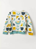 Juniors all over pastel printed knitted pullover (Winter)