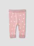 Juniors pink star knitted shirt ,& pyjama set (set of 2) (winter)