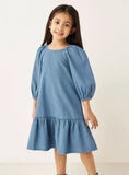 Juniors denim theme frock