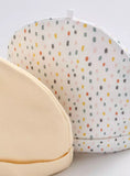 Juniors multicolor polka dots cap (set of 2)