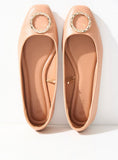 Max brown ring ballerinas