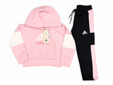 Adidas pink hoodie & Jog pants (set of 2) (Winter)