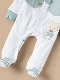 Giggles bear formal tie sleepsuit