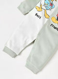 Juniors best friends colorblock openfeet sleepsuit