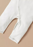 Giggles bear embroidered openfeet sleepsuit