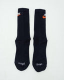 Nike black long full socks
