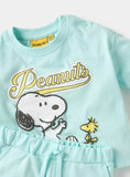 Juniors snoopy printed shirt & shorts set (set of 2)