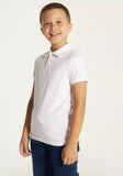 Juniors solid white polo tshirt (Summer)