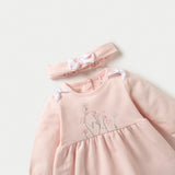 Juniors fleece frock & Headband set (set of 2) (Winter)