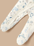 Juniors horse printed frill design sleepsuit
