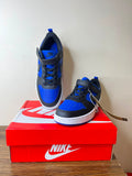 Nike court borough blue & black colorblock shoes (Box Packaging)