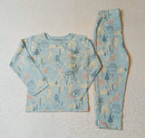 Juniors unicorn printed shirt & pyjama set (set of 2)