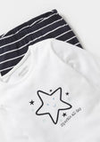 Juniors star sparkle all day shirt & Pyjama set (set of 2)