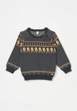 Giggles dark knitted fox pullover (Winter)
