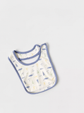 Juniors whale yatch bib with button closure