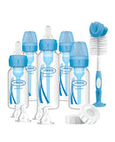 Dr Brown's Anticolic Blue feeding Bottles with natural flow (Pack of 15) (Gift set)