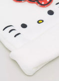Hello Kitty Cat Embroidered Beanie cap with Ear Applique (Winter)