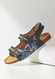 Max batman printed sandals