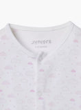 Juniors All Over Cloud Printed Sleepsuit (Set Of 2)