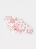 Barbie heart printed ankle socks (pack of 3)