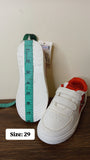 R&B solid white spiderman shoes