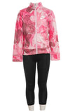 Nike Pink Tie & Dye Fleece Lined Zipped Pullover (Winter)